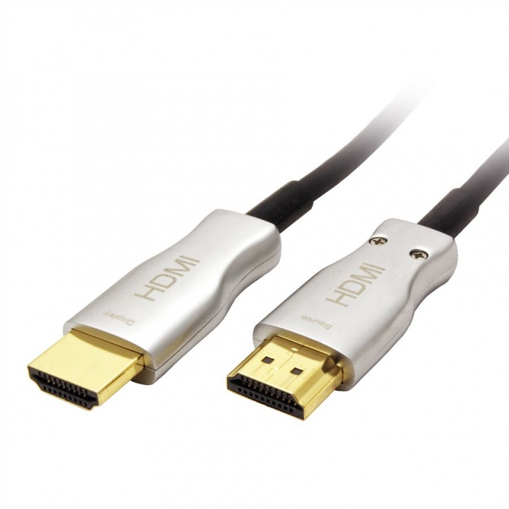 Cablu UHD 4K HDMI Activ Optical 50m, Value