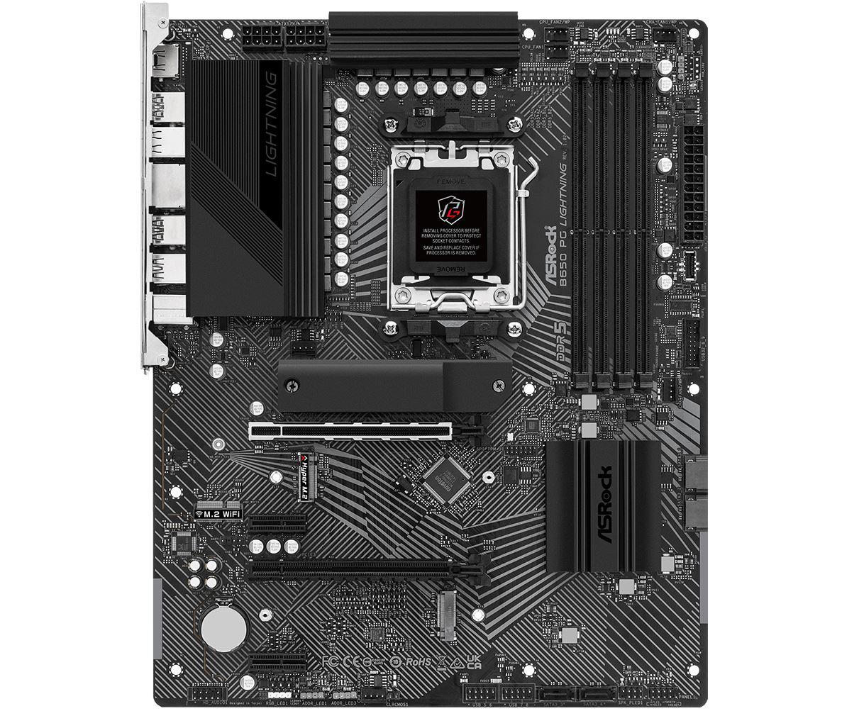 Placa de Baza AsRock B650 PG Lightning AM5 DDR5 PCIe 5.0 - imagine 2