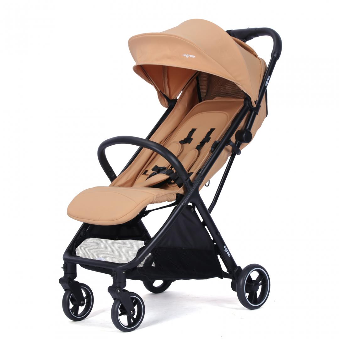 Cărucior Sport U-Grow AutoFold 0-48 luni, Maro - imagine 3