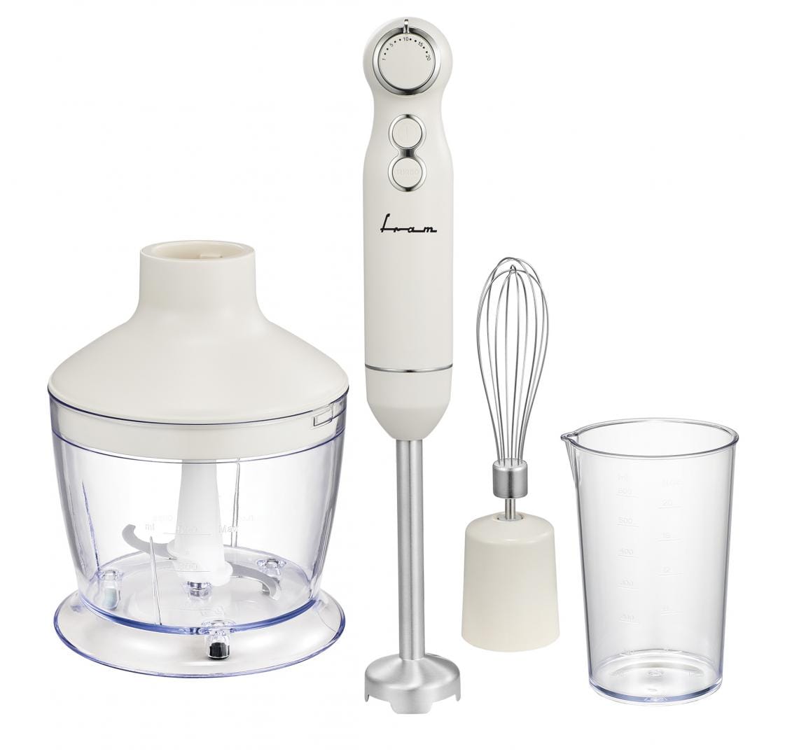 Blender de Mână Fram 1200W - Tocător și Accesorii Incluse - imagine 4