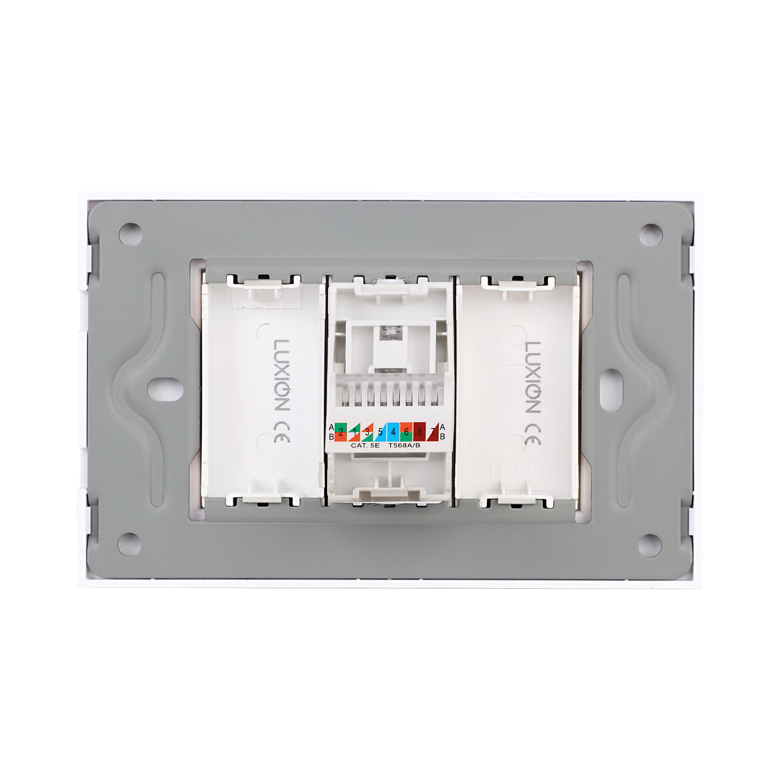 Priza Internet 1M + 2 Taste False LUXION, Rama Sticla, IP44 - imagine 12