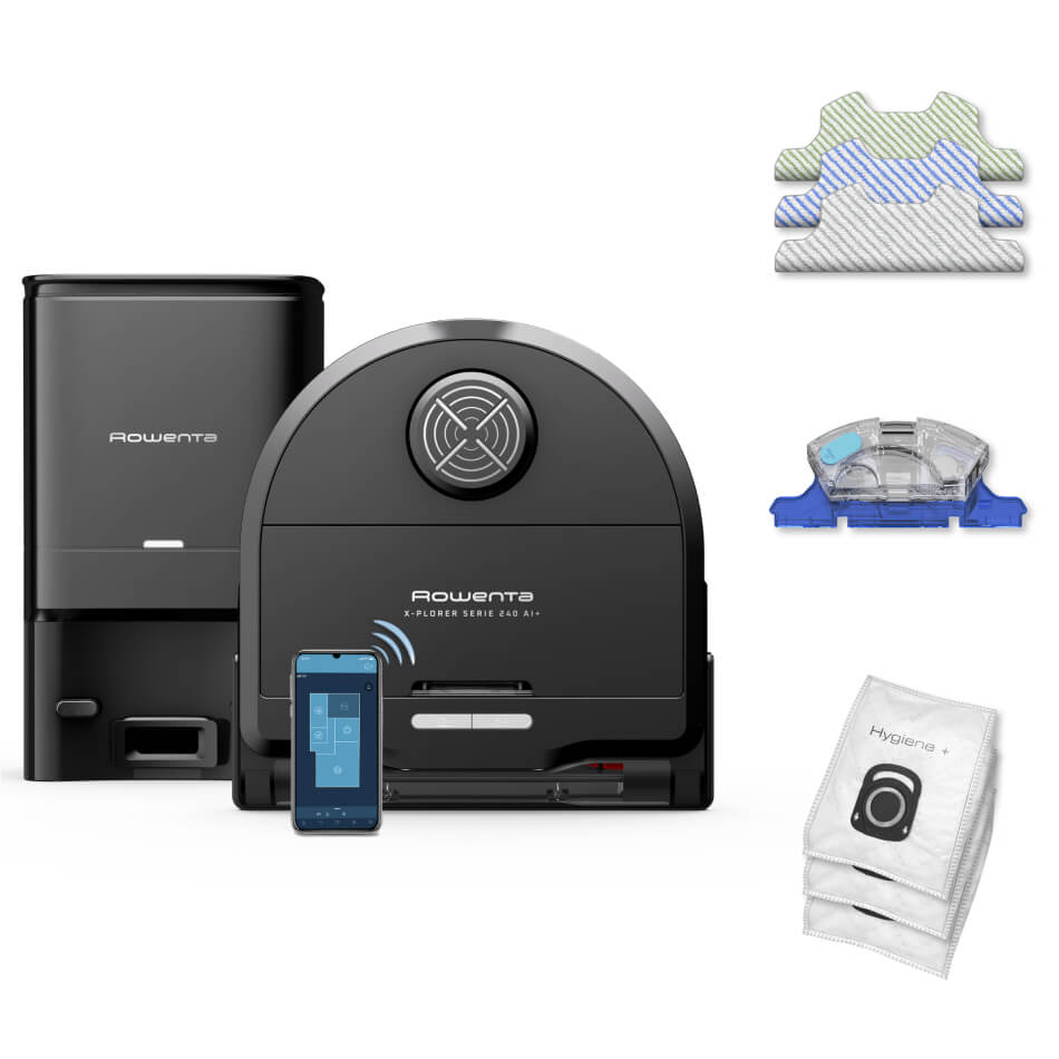 Rowenta X-Plorer AI+ Aspirator Robot cu Mop Inteligent