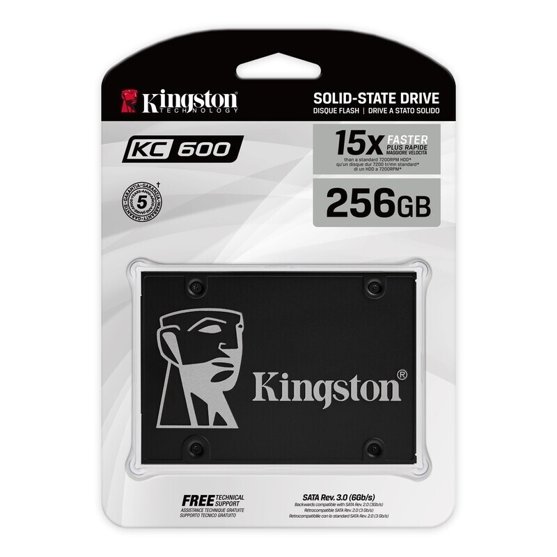 SSD Kingston KC600 256GB SATA III - Performanta Superioara - imagine 2