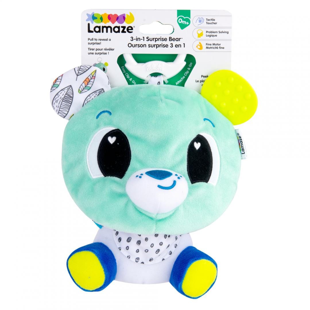 Jucarie Bebelusi Agatat 3in1 Lamaze - Ursuleti Surpriza - imagine 2