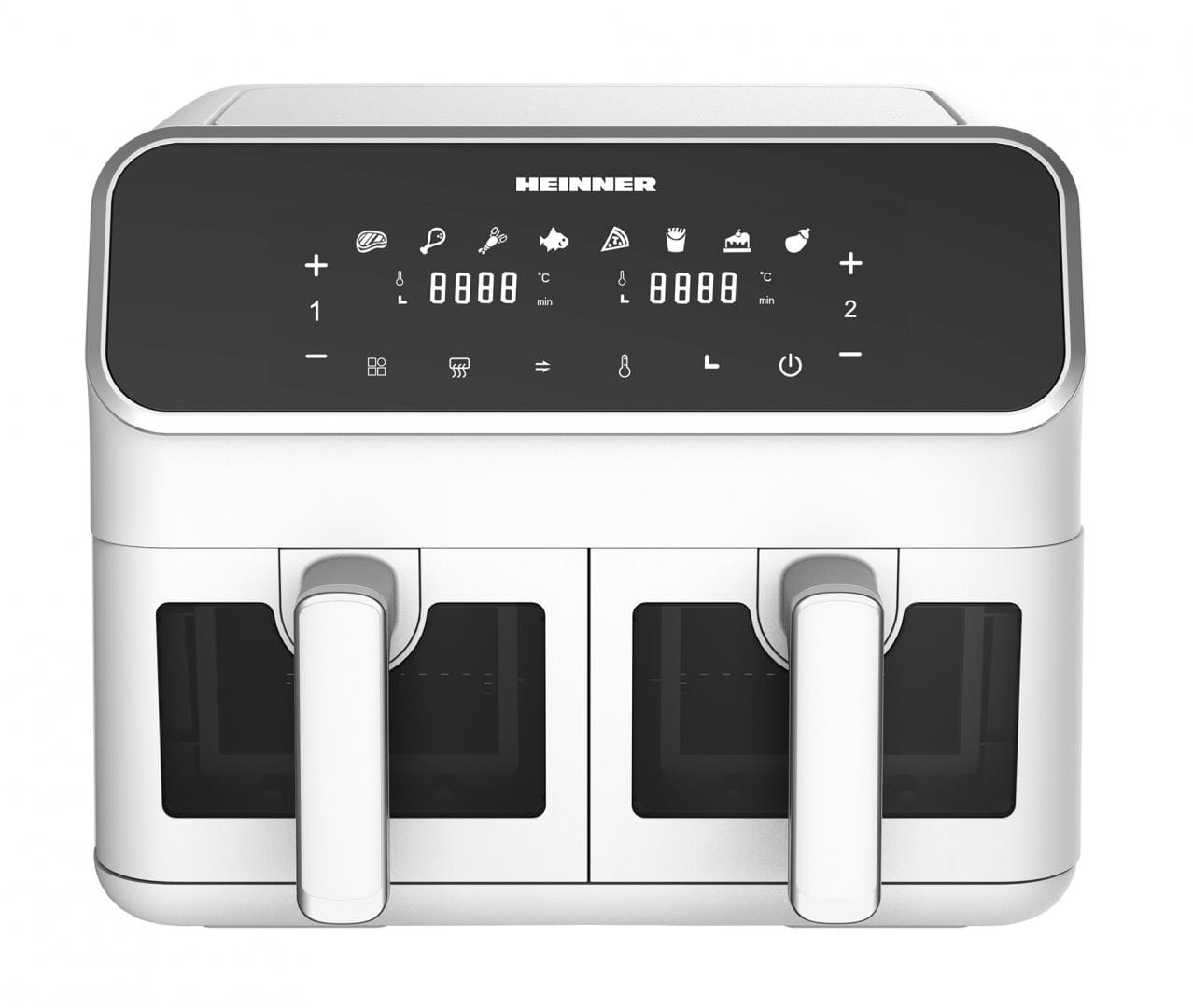 Friteuza Dubla Aer Cald Heinner DualFry 8L 1700W Digitala - imagine 2