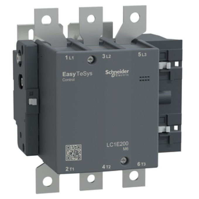 Contactor Schneider TeSys Easy LC1E200M6, 200A, 3P, 220V AC