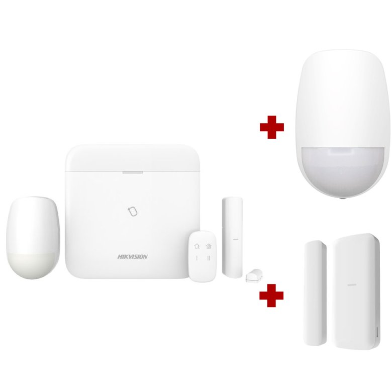 Kit Alarmă Wireless Hikvision, 96 Zone, GPRS