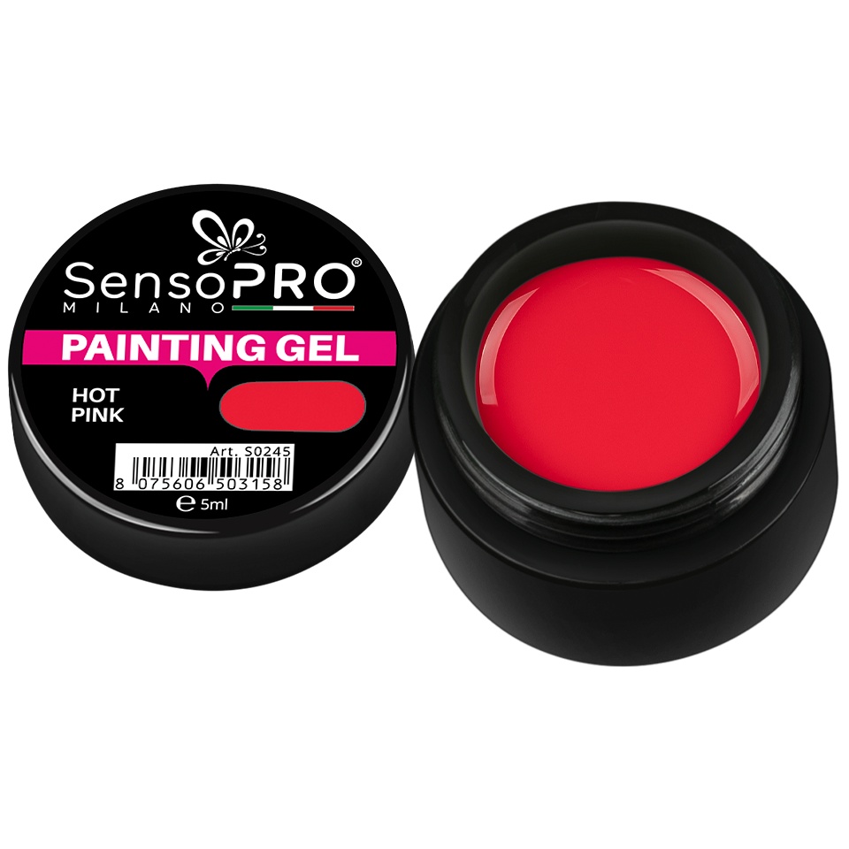 Gel UV Colorat Hot Pink SensoPRO 5ml