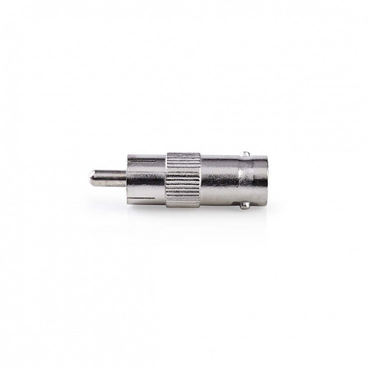 Adaptor BNC la RCA Nedis, Metal, 50 Ohm