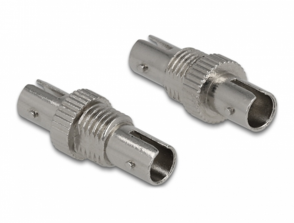 Cupla Fibra Optica ST Simplex Metalica Delock