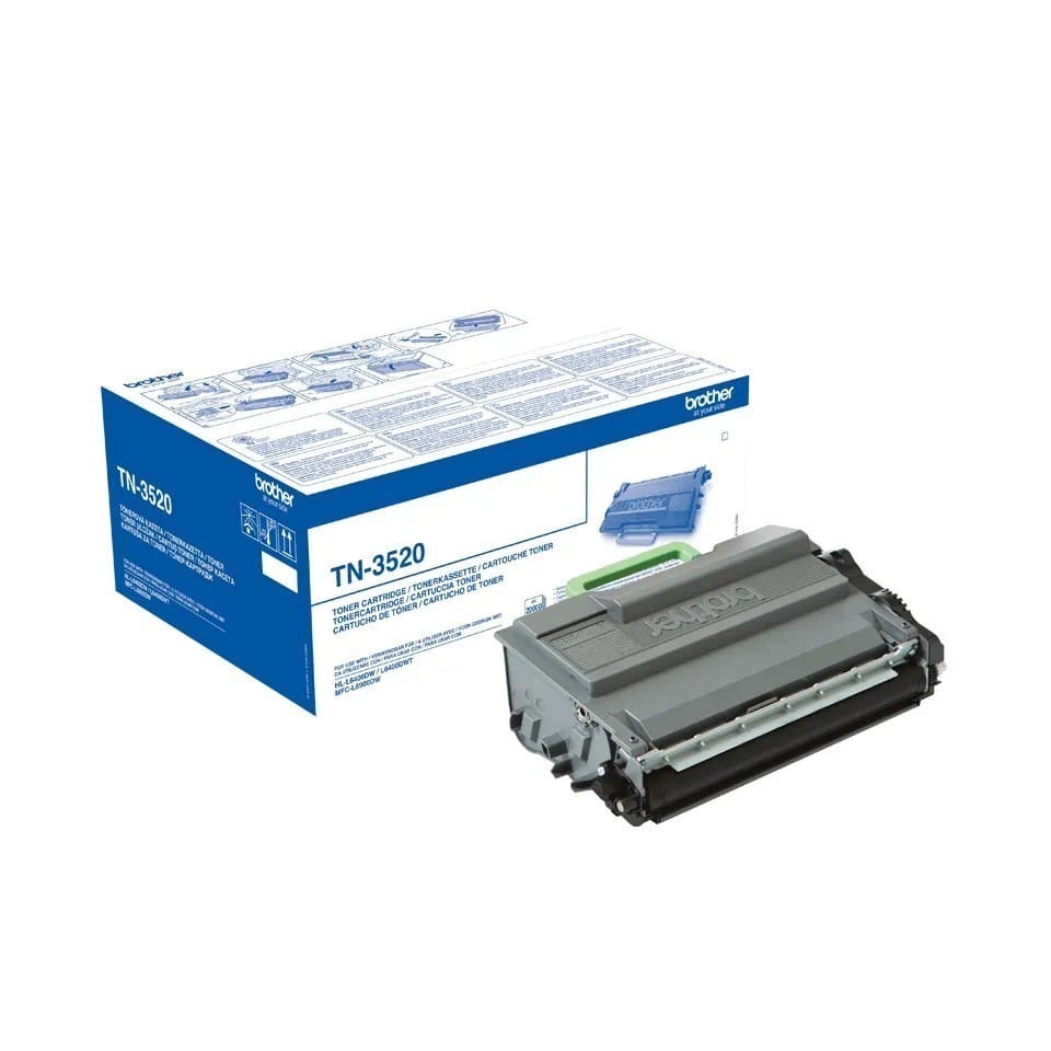 Toner Original Brother TN3520 Negru 20.000 pagini - imagine 2