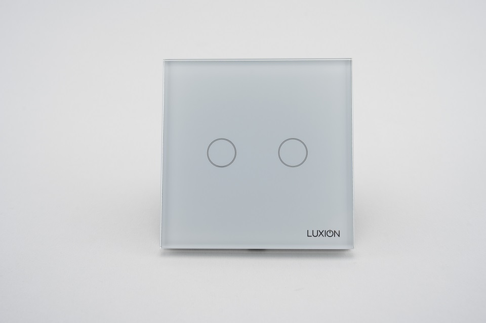 Intrerupator Dublu Touch Sticla LUXION, 500W - imagine 5