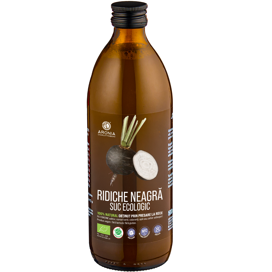 Suc Ridiche Neagră Aronia Charlottenburg, 500ml - imagine 2