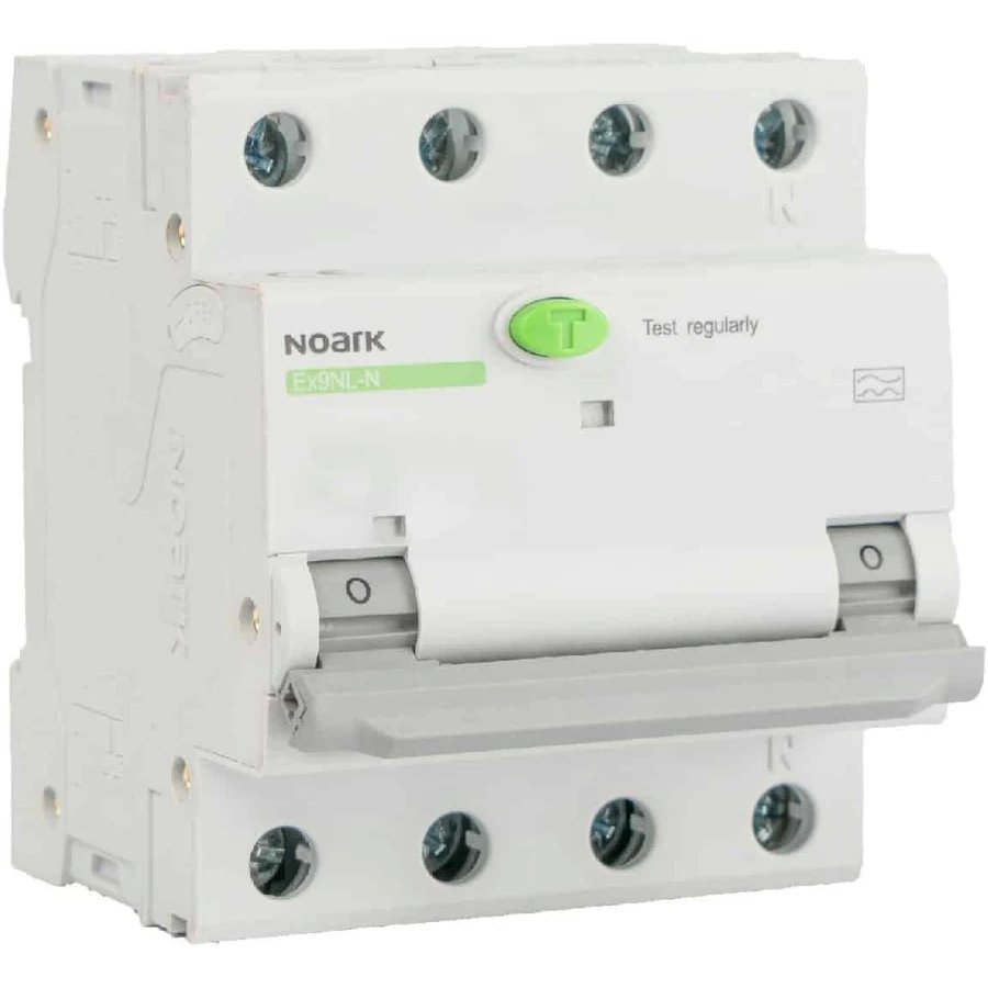 Întrerupător diferențial Noark Ex9NL-N RCBO 3P+N 20A