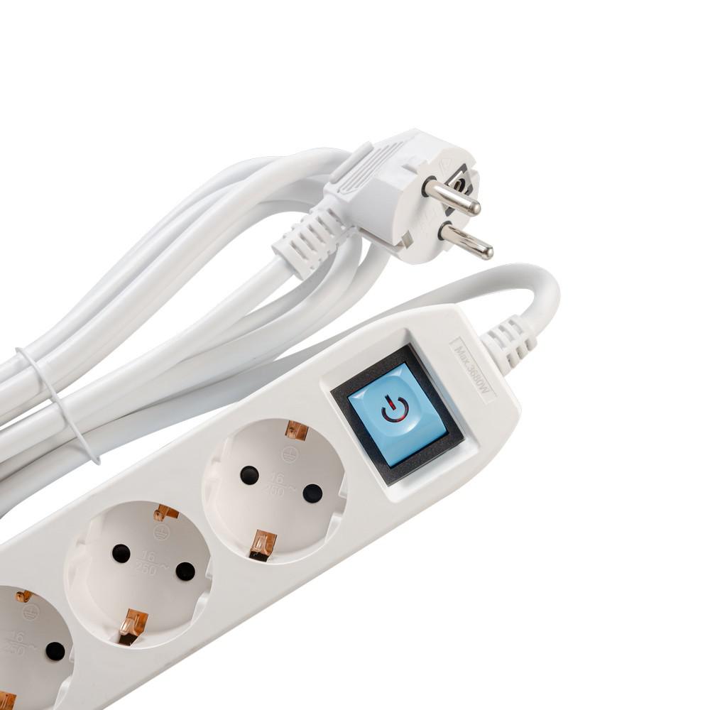 Prelungitor Spacer 3m cu USB și Type-C - 3500W, 3 Prize - imagine 2