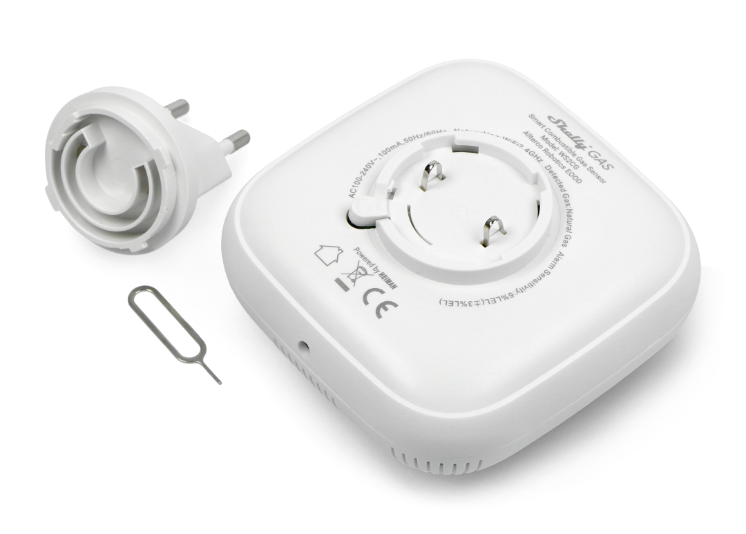 Senzor Gaz Shelly CNG, Wi-Fi, Alarmă 70 dB - imagine 3