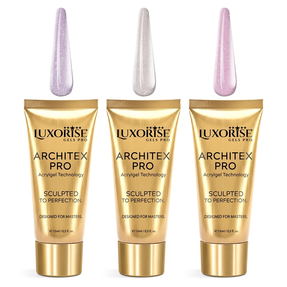 Set 3 Polygel Architex LUXORISE PROX-02, 3x15ml