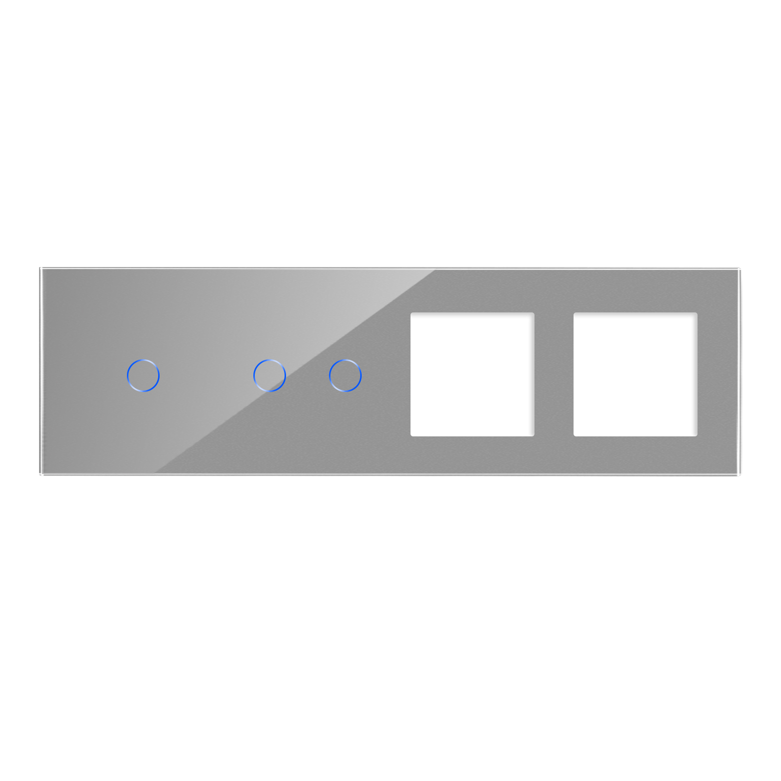 Panou Intrerupator Touch din Sticla si 2 Prize LUXION - imagine 4