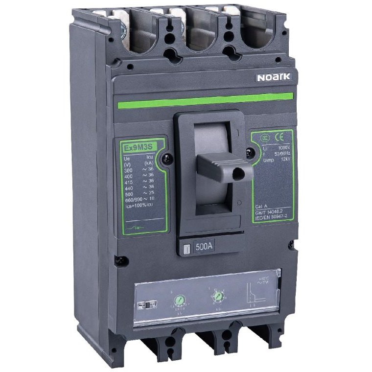 Noark MCCB 400A 3P 36kA Reglabil - imagine 1