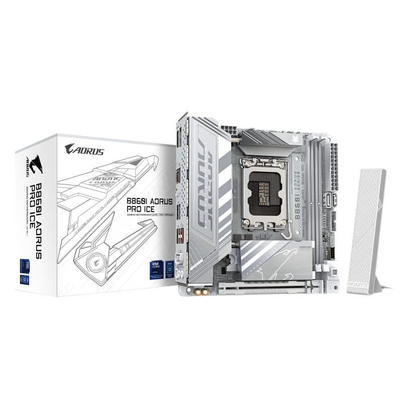 Placă de Bază Gigabyte B860I AORUS PRO ICE LGA1851 Mini-ITX - imagine 2