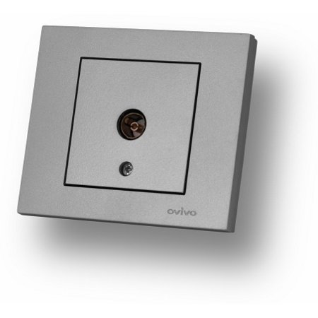 Priza TV de Trecere ST Ovivo Grano Met OV00138, 16A