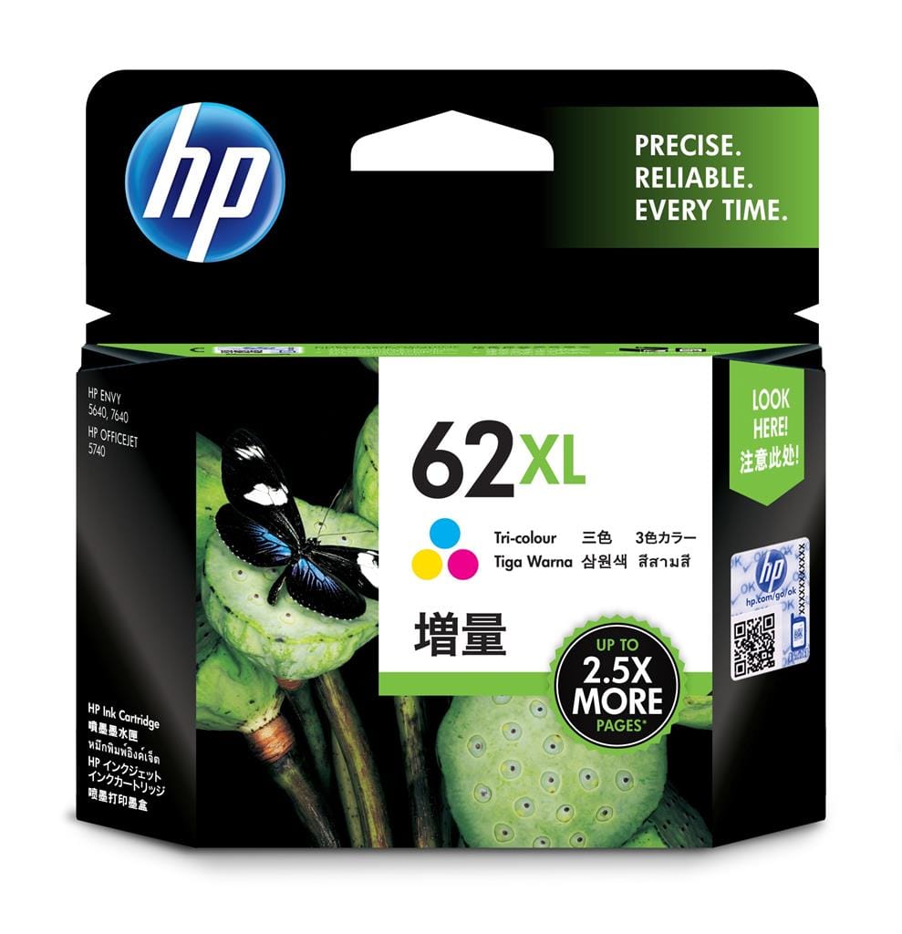 Cartuș HP 62XL Color Original C2P07AE, până la 300 pagini
