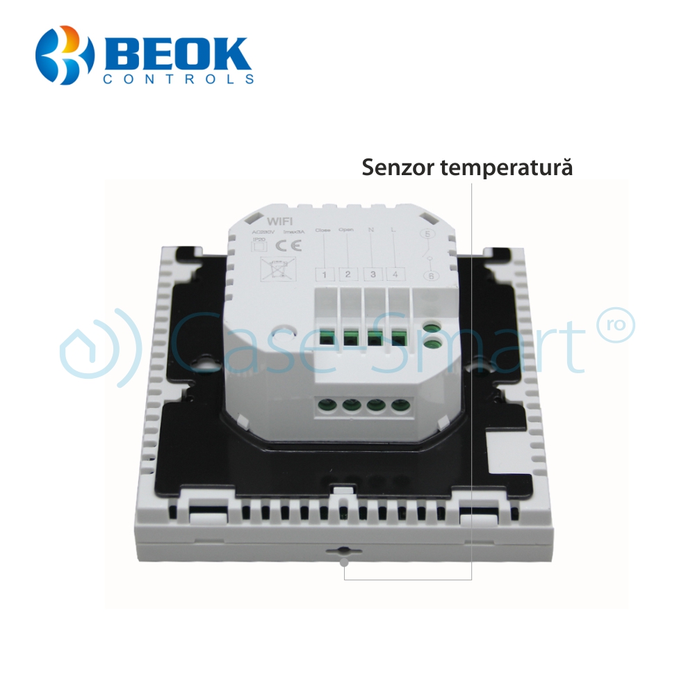 Termostat WiFi BeOk BOT-313, Incalzire Pardoseala, Smart Life - imagine 5