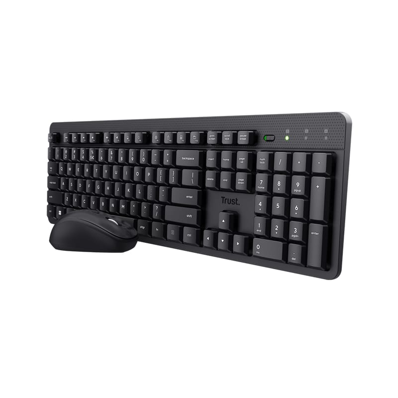 Kit Wireless Trust Ody II - Tastatură Silentioasă și Mouse 1600 DPI - imagine 8