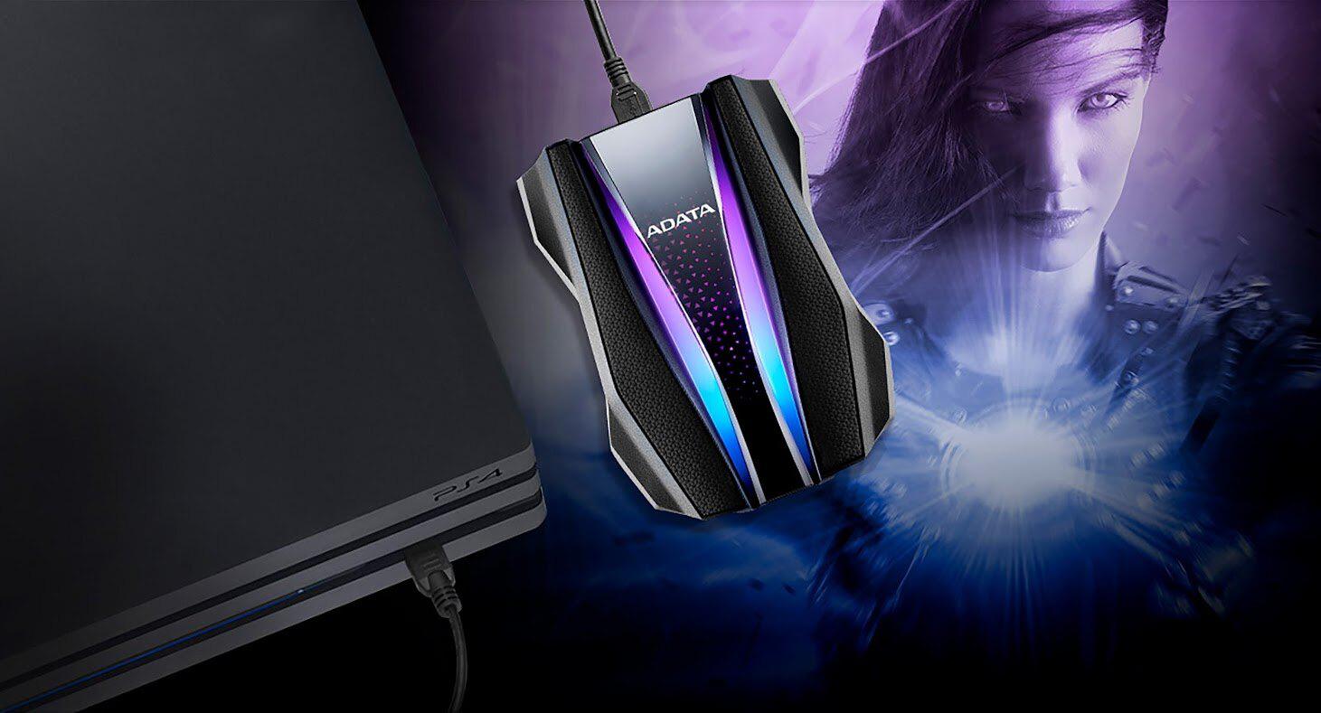 HDD Extern ADATA HD770G 1TB USB 3.2 RGB Negru | 568.65 RON - imagine 4