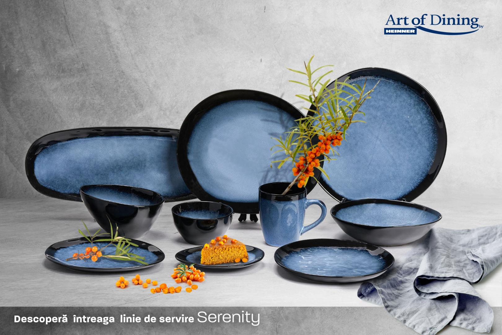 Set 4 Farfurii Ovale HEINNER Serenity 21 cm - Ceramica Premium - imagine 4