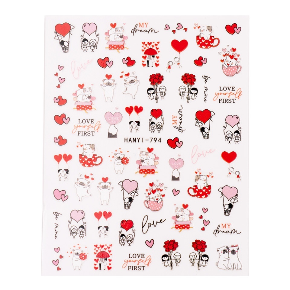 Abtibild Unghii SensoPRO Love Friends