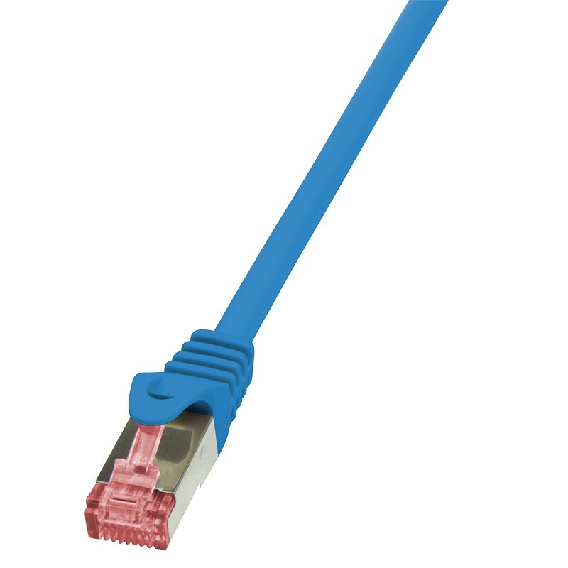 Patch Cord LOGILINK Cat6 S/FTP 0.25m Albastru LSZH