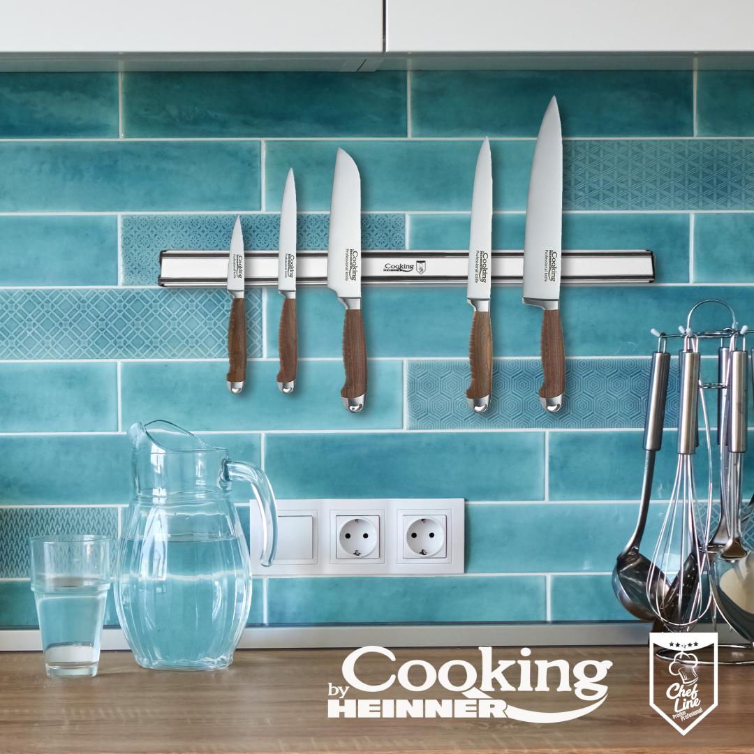 Suport Magnetic Cuțite Heinner Chef Line Aluminiu 61.5 cm - imagine 3