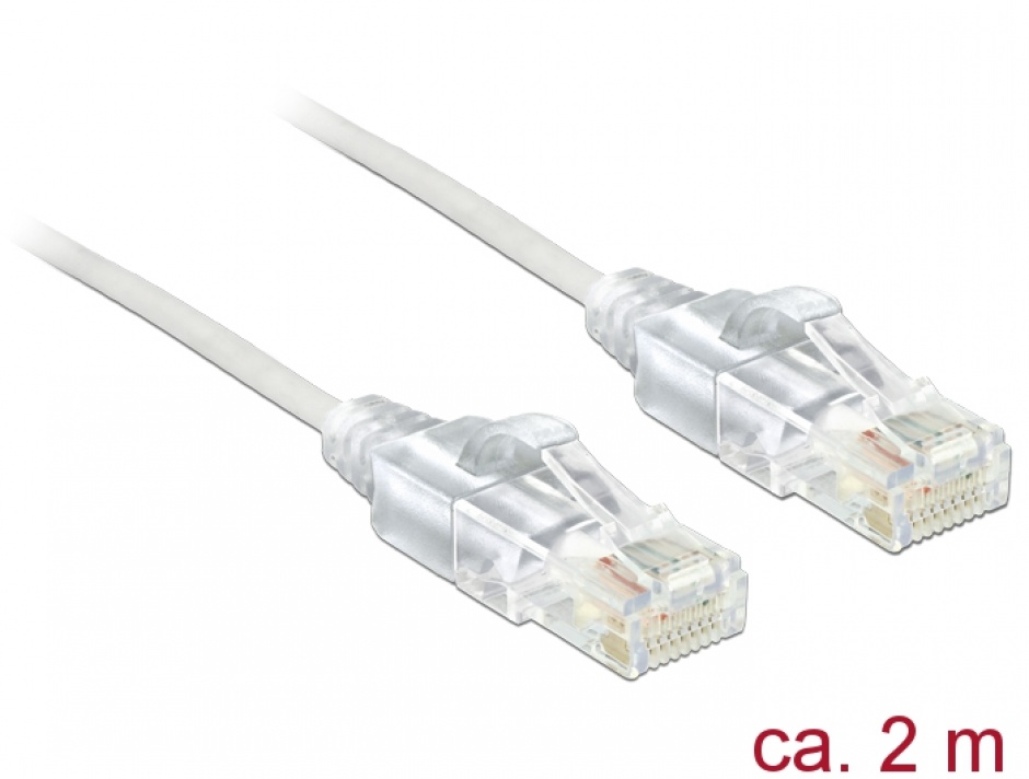 Cablu RJ45 Cat.6 UTP Slim 2m Delock
