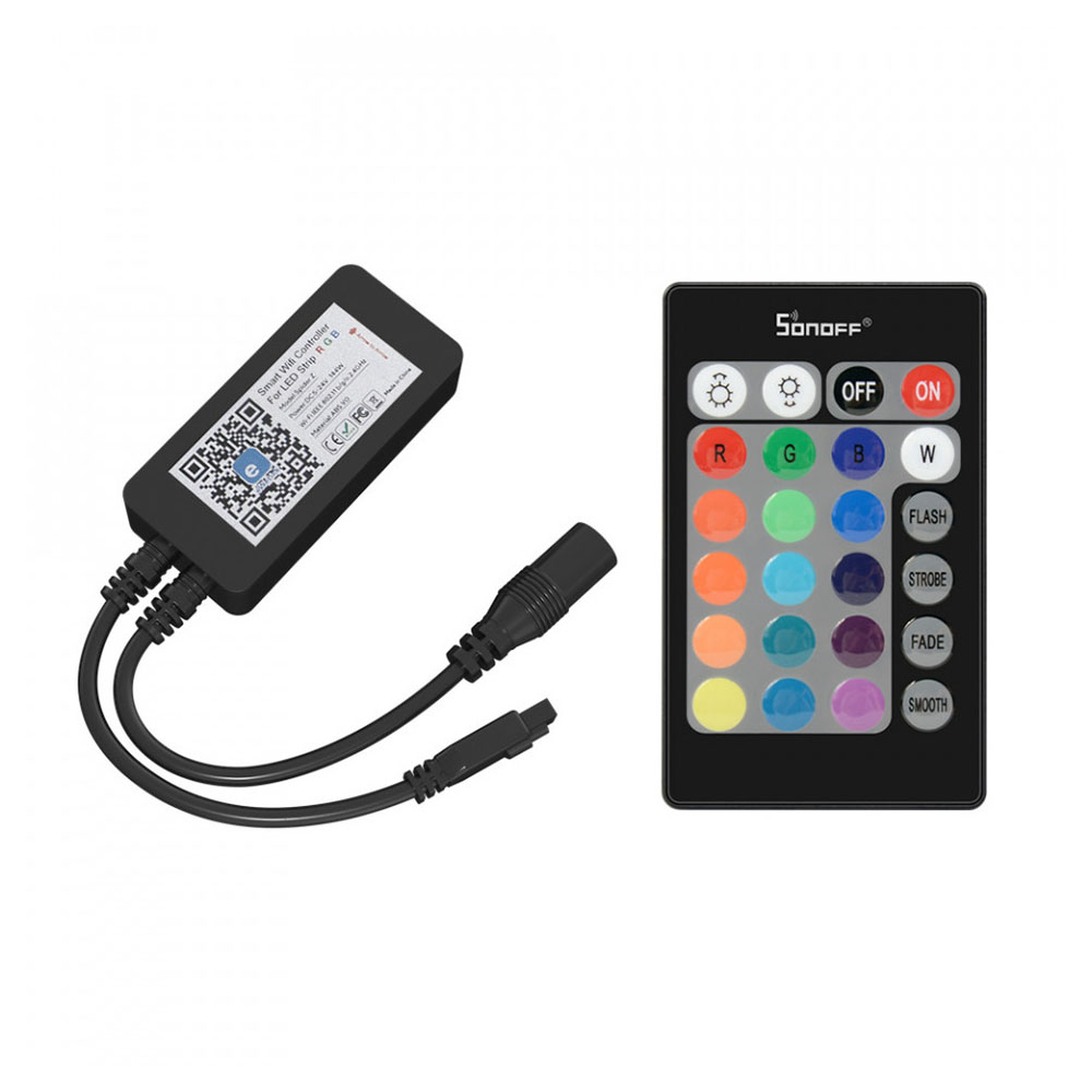 Controller Wi-Fi Sonoff L2-C RGB/RGBW cu Telecomandă IR