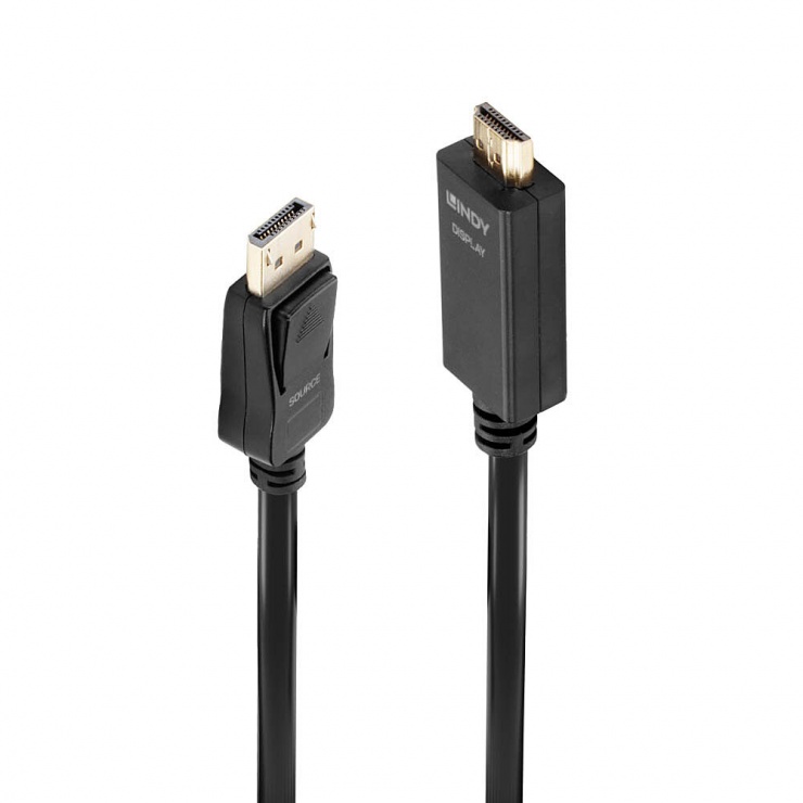 Cablu DisplayPort la HDMI 4K 5m Lindy
