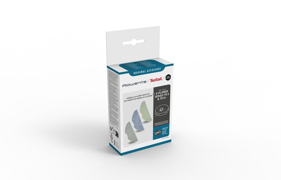 Kit 3 Mopuri Rowenta X-Plorer S75/S75+ - imagine 2