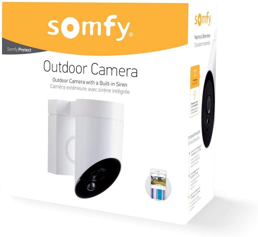 Camera Exterior Somfy WiFi 1080p cu Sirenă - imagine 4