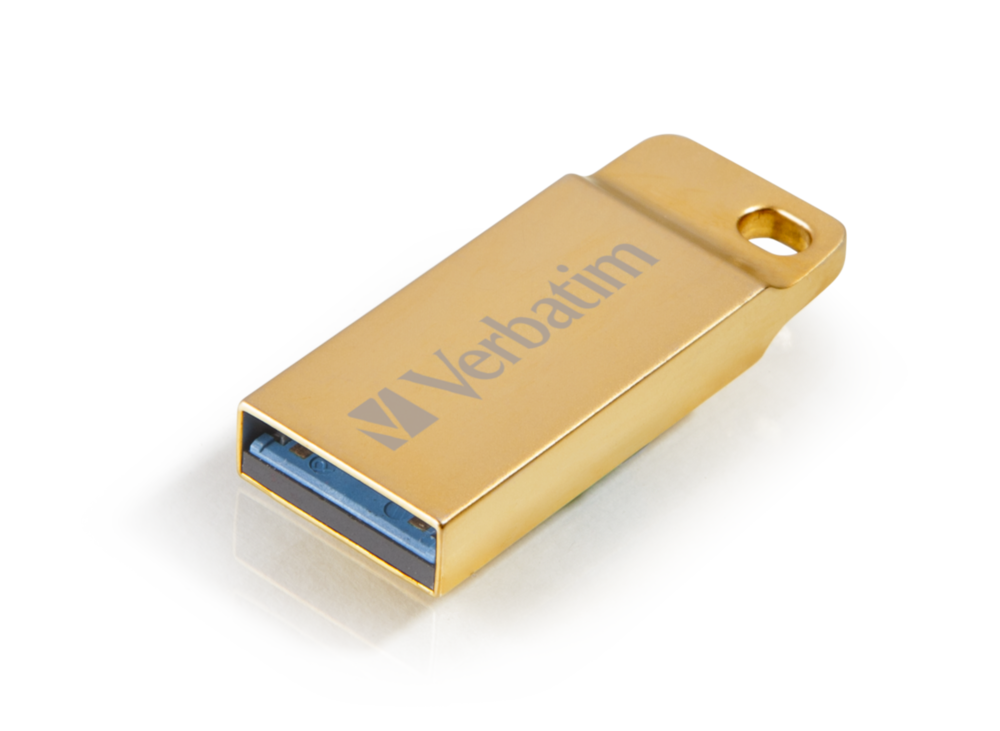 Memorie USB Verbatim 16GB USB 3.0 Metalică Aurie - imagine 2