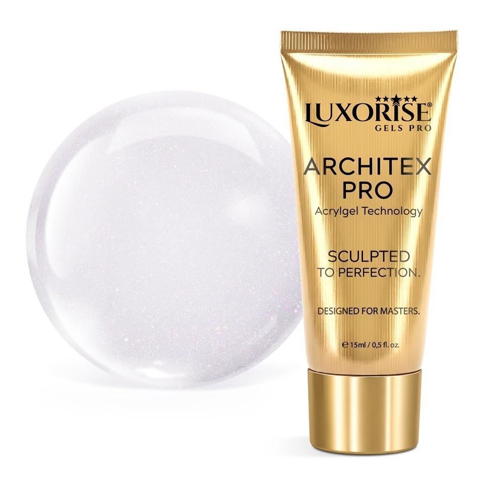 Polygel LUXORISE ARCHITEX PRO - Divine Sheen Collection, Pearl Melody, 15ml