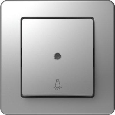 Buton Simplu TEM Ekonomik Argintiu, 10A - imagine 1