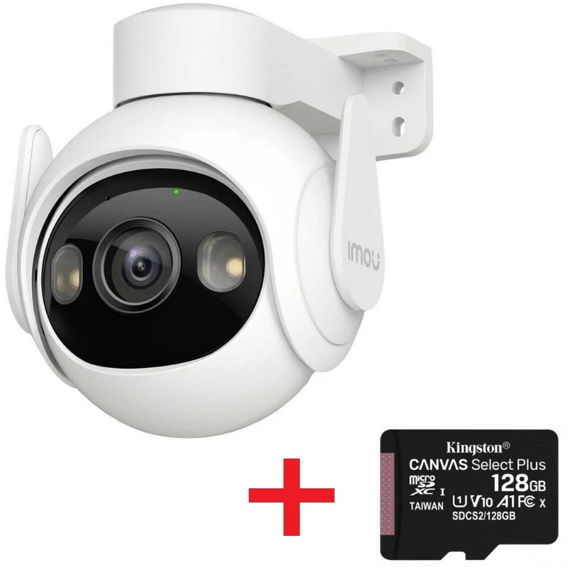 Kit Imou 5MP Full Color Wifi + Card 128GB