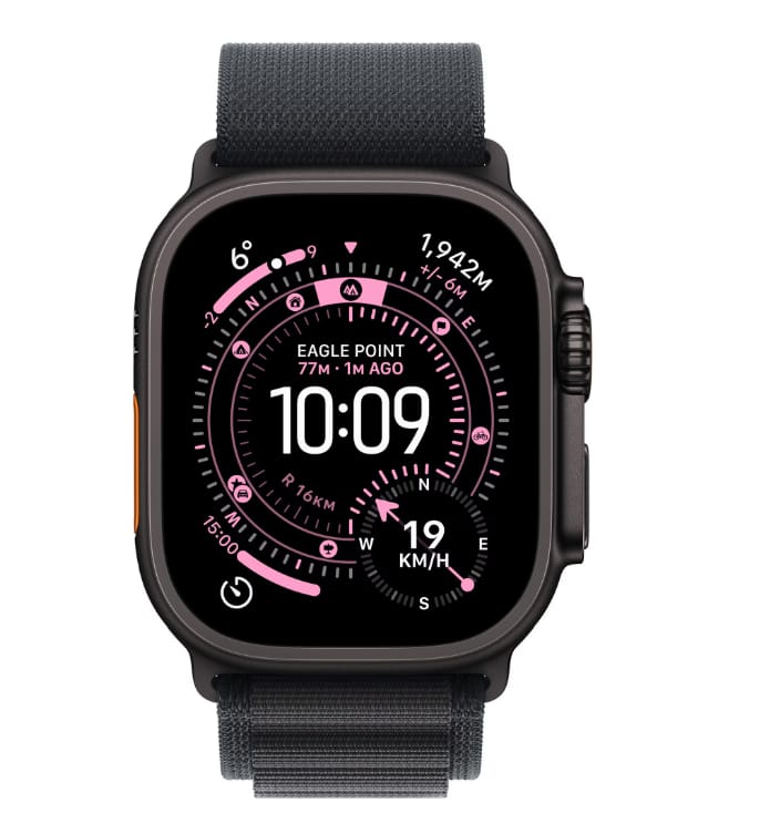 Apple Watch Ultra 3 GPS+Cellular 49mm Titan Negru - imagine 2