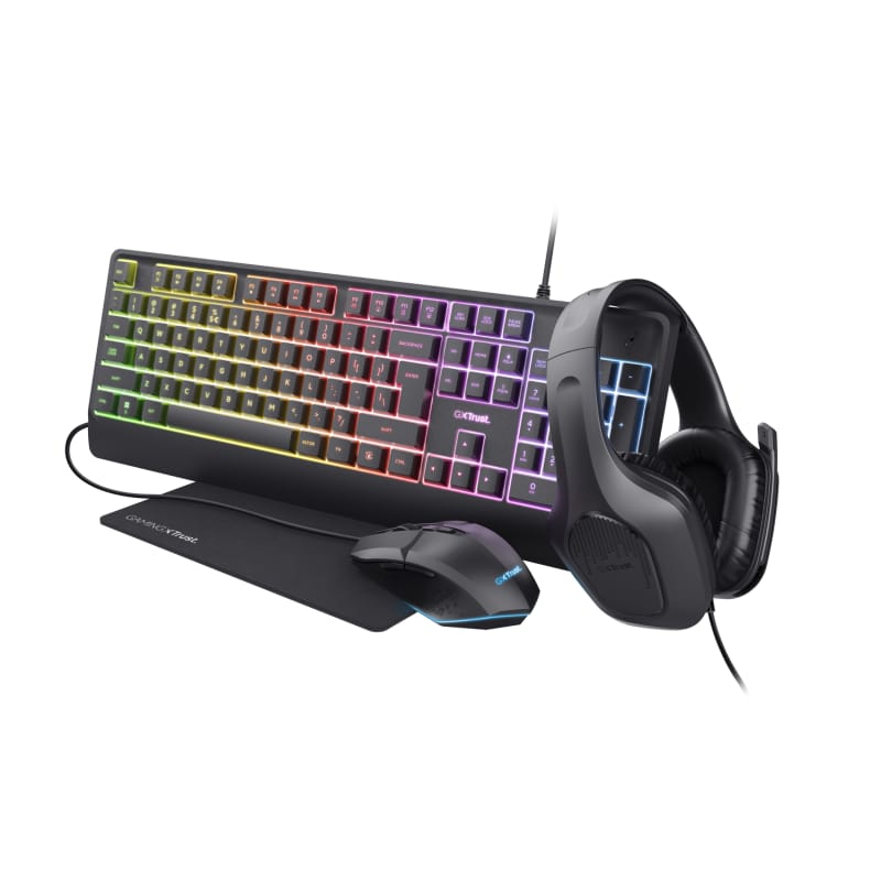 Kit Gaming Trust GXT 792 Quadrox 4-in-1 Complect - imagine 2