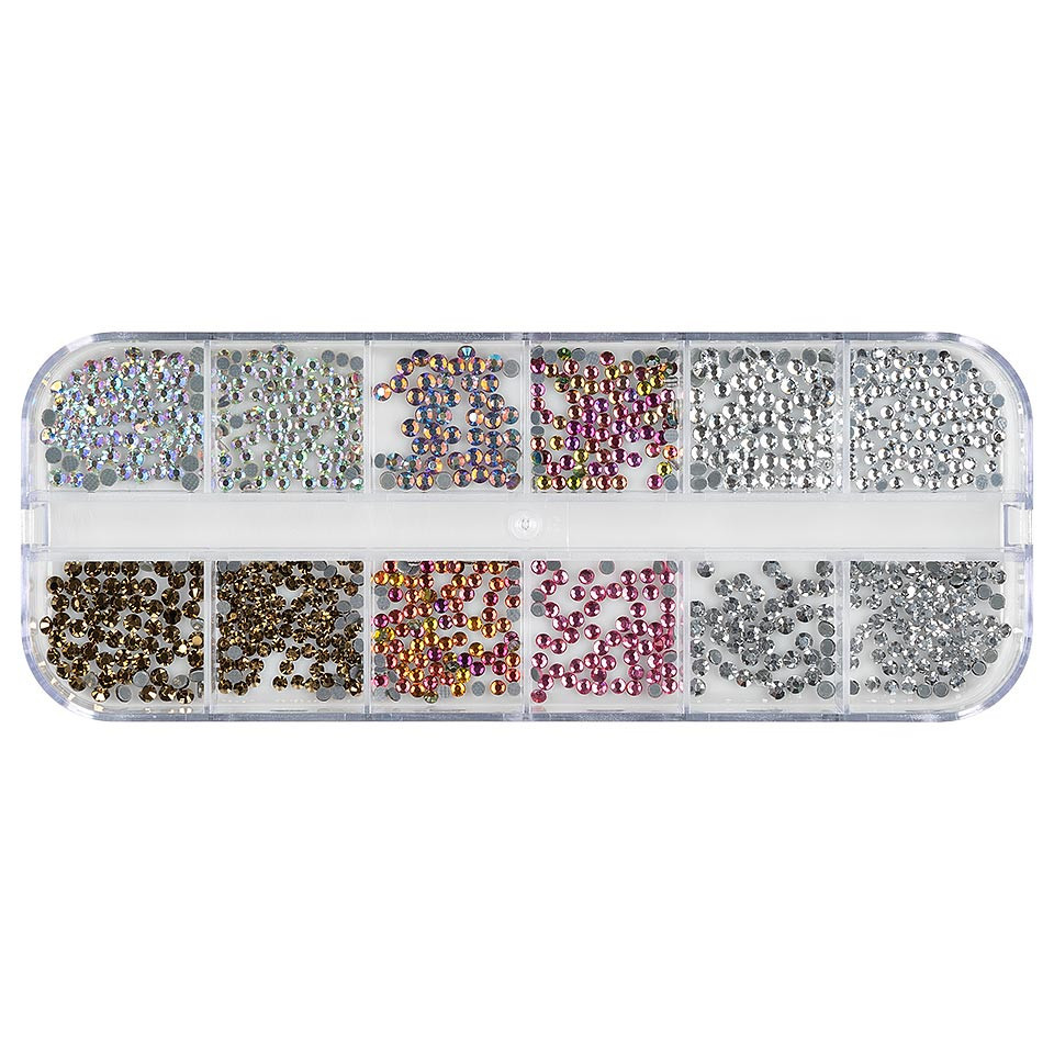 Strasuri Unghii LUXORISE, 12 Modele Paradise