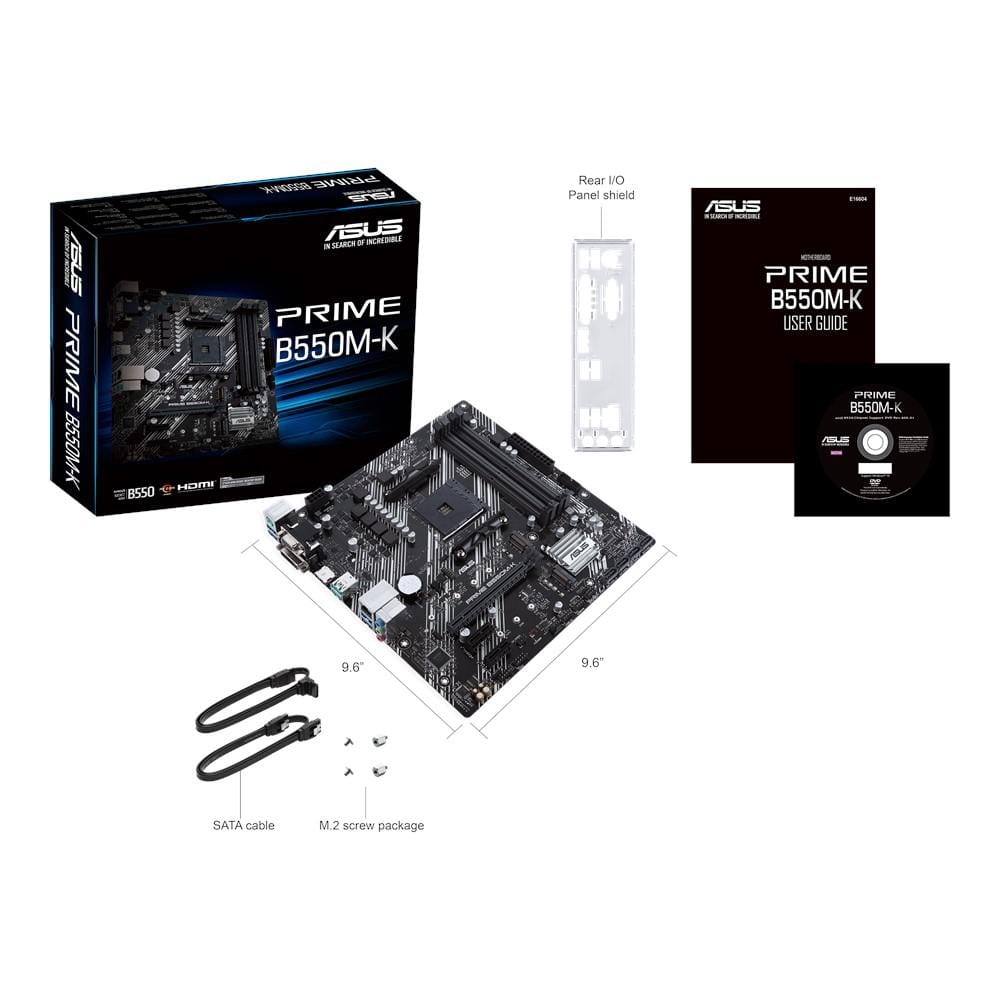 Placă de bază ASUS PRIME B550M-K AM4, DDR4, PCIe 4.0 - imagine 3