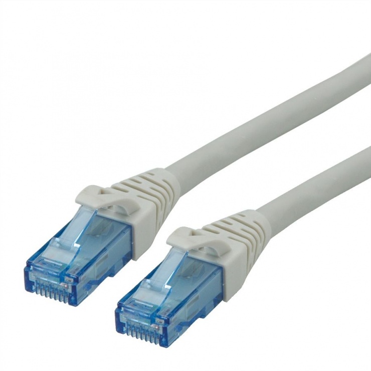 Cablu Roline Cat.6A LSOH Gri 0.3m RJ45