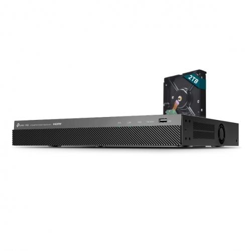 NVR PoE TP-Link VIGI 8 Canale 8MP - Înregistrare Profesională
