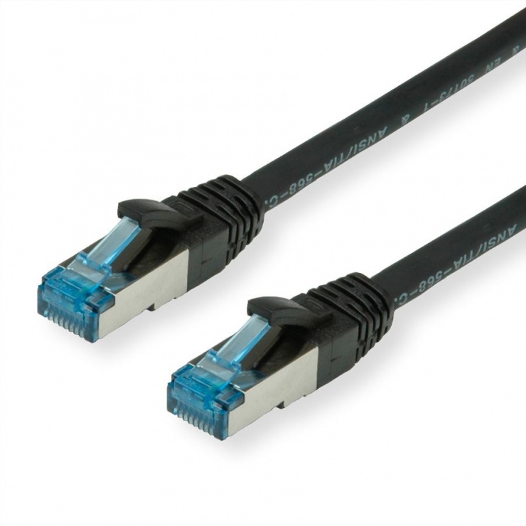 Cablu Rețea S-FTP CAT6A 5m Negru, Value