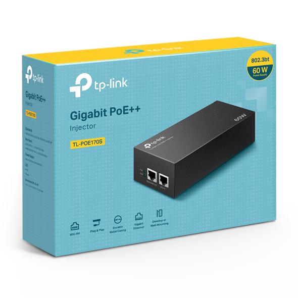Injector PoE++ TP-LINK TL-POE170S 60W Gigabit - imagine 2